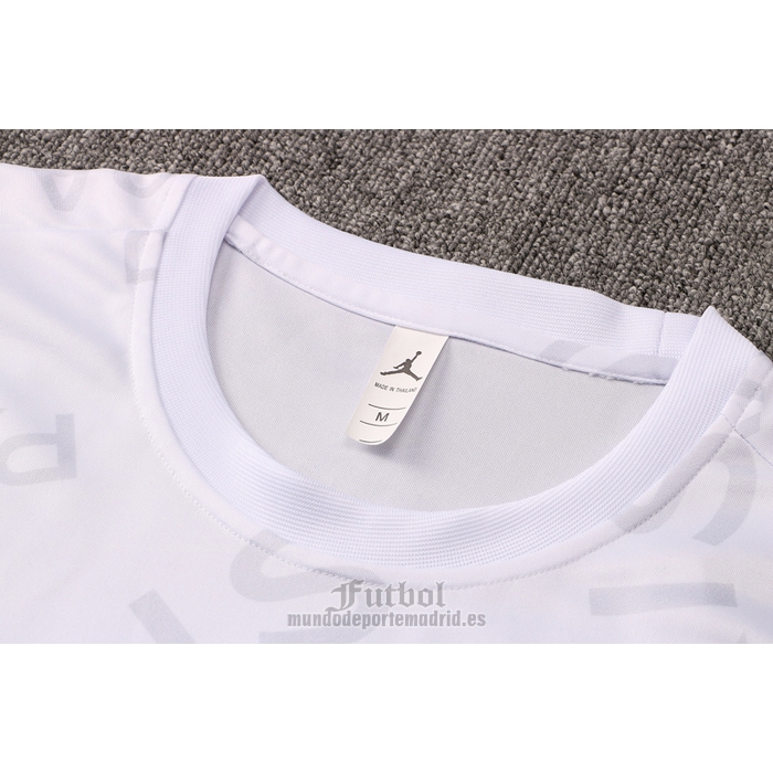 Chandal del Paris Saint-Germain Jordan Manga Corta 2021-2022 Blanco